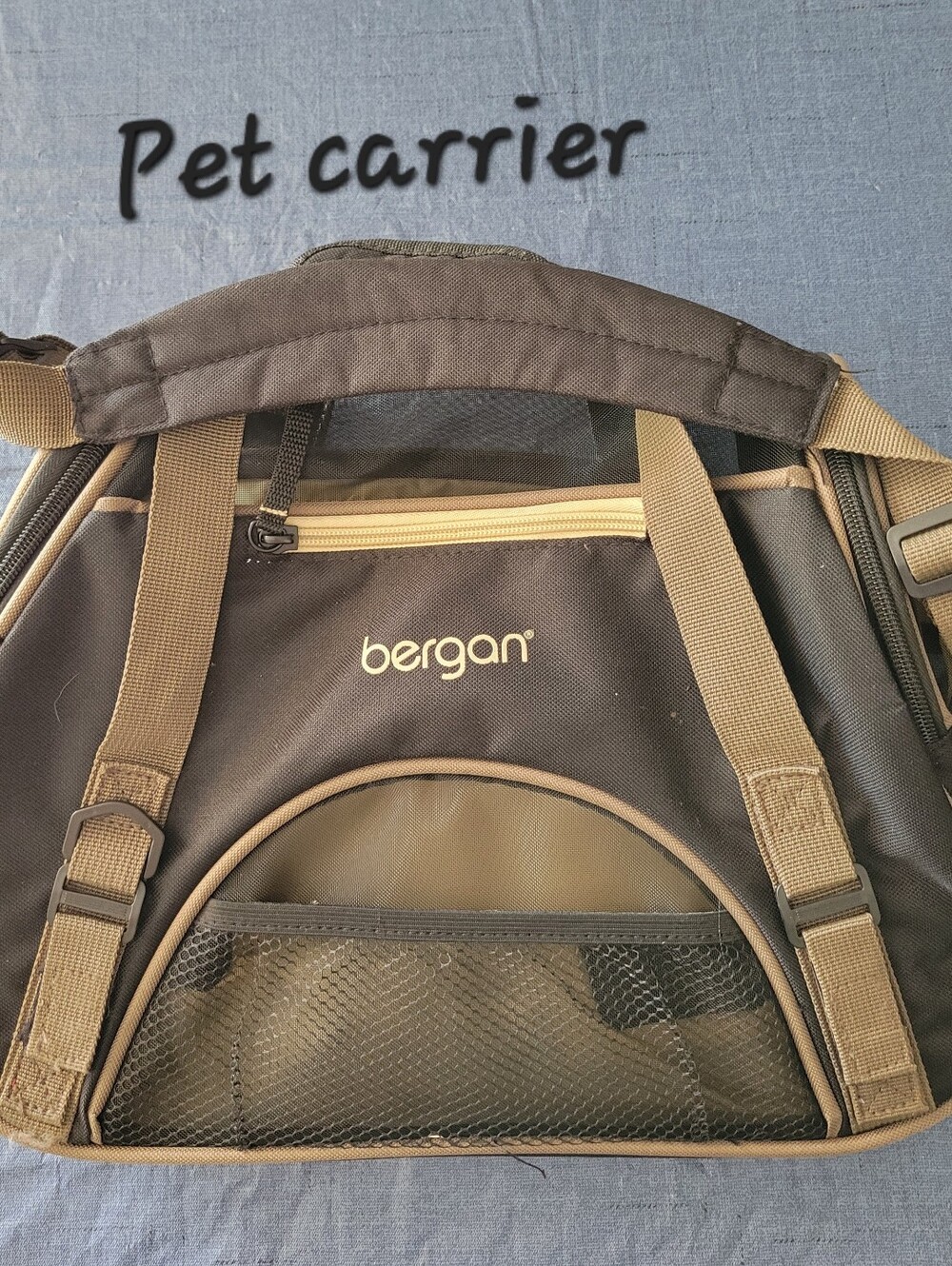 Bergan Pet Carrier with Handles and Carrying Strap
